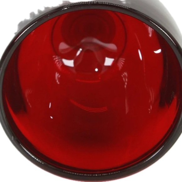 Vintage Imperial Ruby Red Goblets – Hoffmann House – Pair – 6¼” – 1970s MCM - Picture 4 of 6